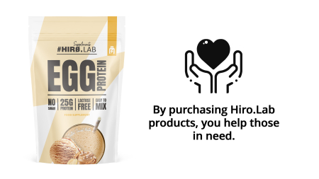 Proteina din albus de ou, Hiro Lab, Egg protein, 750 de grame, pudra [3]