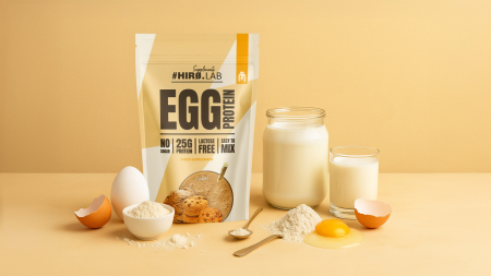 Proteina din albus de ou, Hiro Lab, Egg protein, 750 de grame, pudra [2]