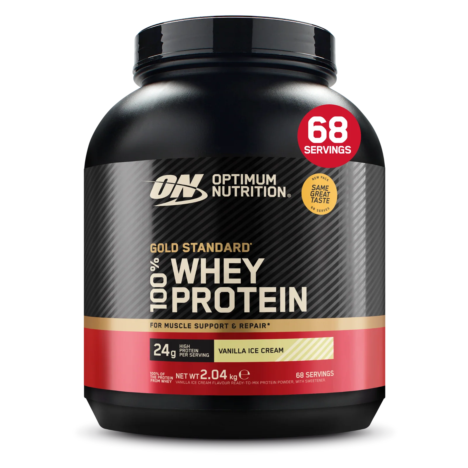Proteina - Proteina din zer, Optimum Nutrition, 100% Whey Gold Standard, 2.27kg, pudra proteica