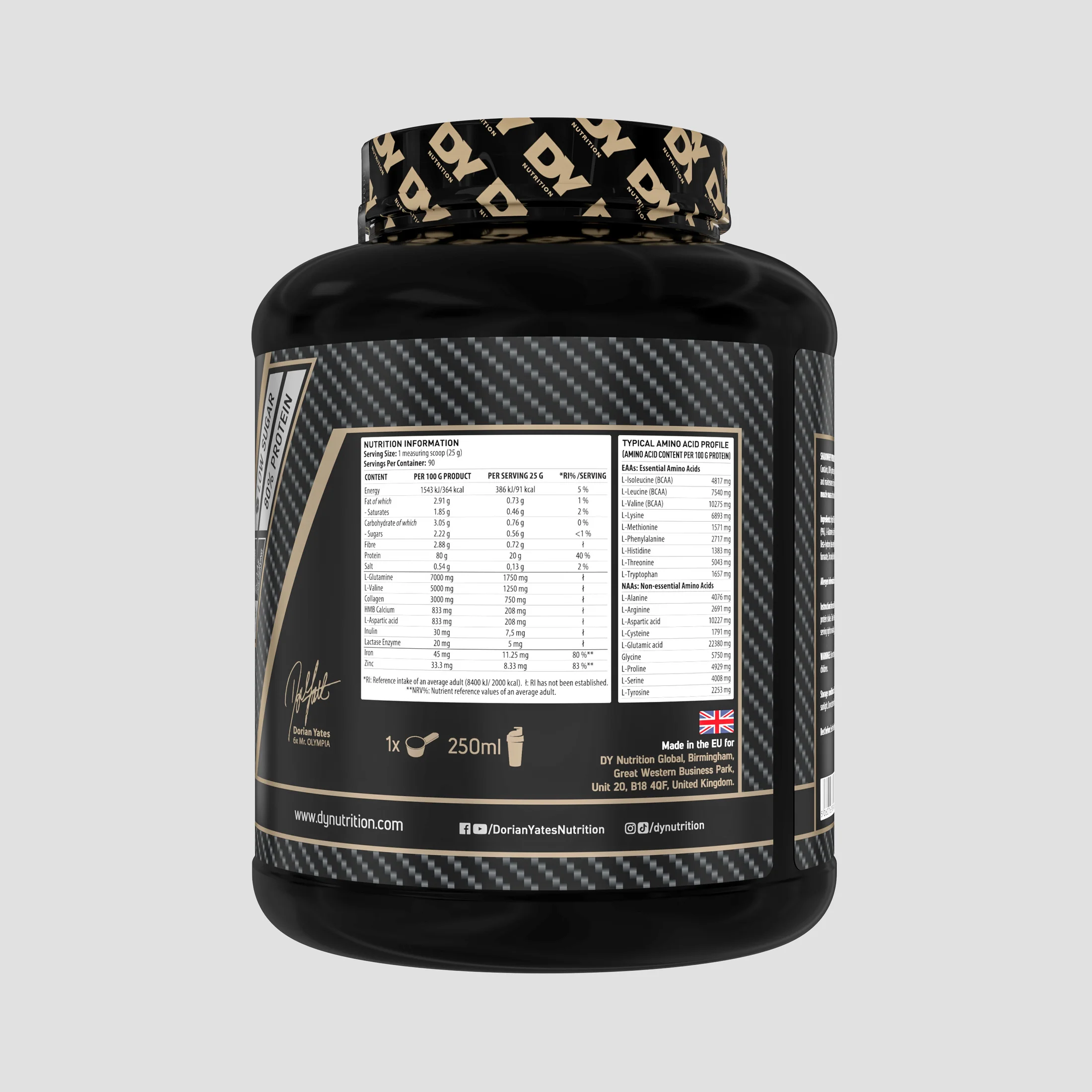 Proteina hidrolizata, DY Nutrition, Shadowhey Hydrolysate, 2.27kg, pudra proteica [1]