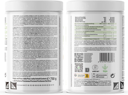 Proteina vegana, Weider, Vegan protein, 750 de grame, pudra proteica [1]