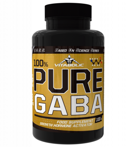 Vitamine si minerale - Gaba, Vitabolic, Pure GABA, 100 de grame, pudra