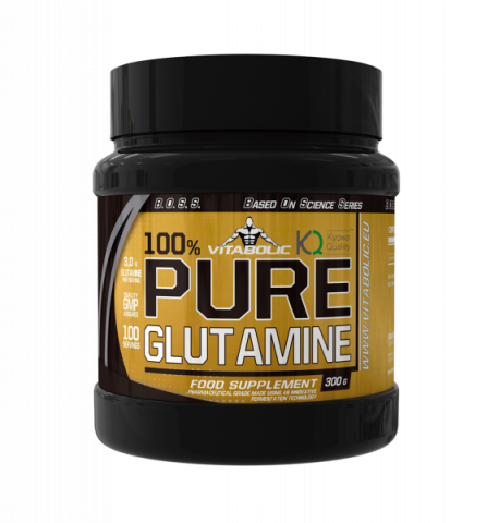 Aminoacizi - Glutamina, Vitabolic, Pure Glutamine, 300 de grame, pudra