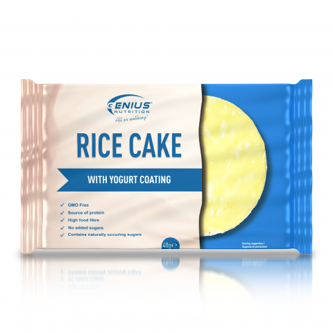 Batoane proteice - Baton din orez, Genius Nutrition, Rice Cake, 40 de grame