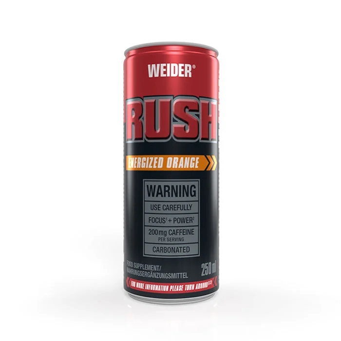 Pre-workout - Pre-workout, Weider, Rush RTD, doza de 250ml