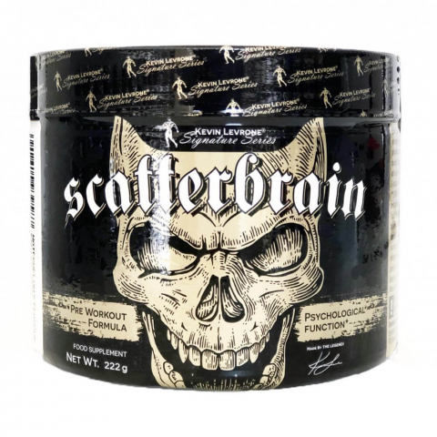 Cu cofeina - Pre-workout, Kevin Levrone, Scatterbrain, 222 de grame, pudra