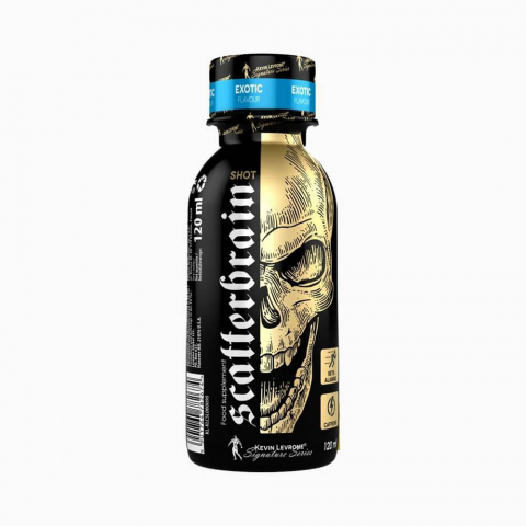 Cu cofeina - Pre-workout, Kevin Levrone, ScatterBrain, shot de 120ml