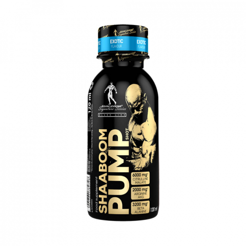Cu cofeina - Pre-workout, Kevin Levrone, Shaboom Pump, shot de 120ml