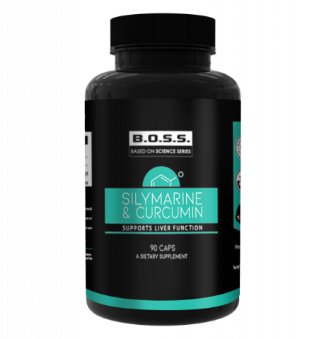 Anti-Aging - Silimarina + Curcumin, Vitabolic, Silymarine & Curcumin, 90 de capsule