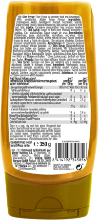 Sirop cu aroma de artar fara zahar adaugat, Weider, Slim Syrup Maple Flavour, 350 de grame [1]