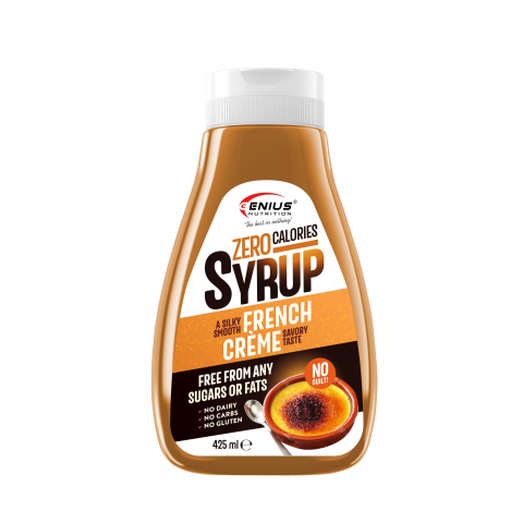 Slabire si definire - Sirop fara zahar, Genius Nutrition, Zero Calories Syrup, 425ml