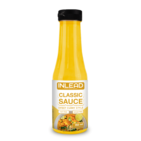 Sosuri si siropuri - Sos fara grasimi, Inlead, Classic sweet curry sauce, sticla de 350ml