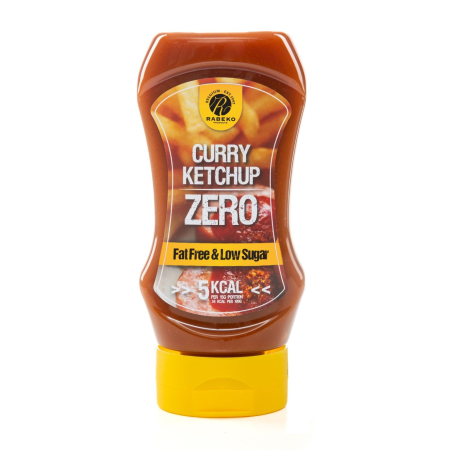 Sosuri si siropuri - Sos fara grasimi, Rabeko, Curry Ketchup Zero, borcan de 350ml