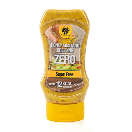 Sosuri si siropuri - Sos fara grasimi, Rabeko, Honey Mustard Dressing Zero, borcan de 350ml