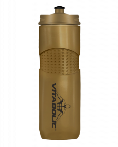 Accesorii - Sticla pentru apa, Vitabolic, Sport Bottle Gold, capacitate de 750ml
