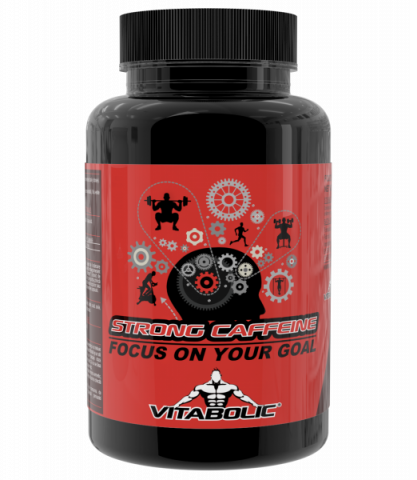 Pre-workout - Cofeina, Vitabolic, Strong Caffeine, 100 de capsule