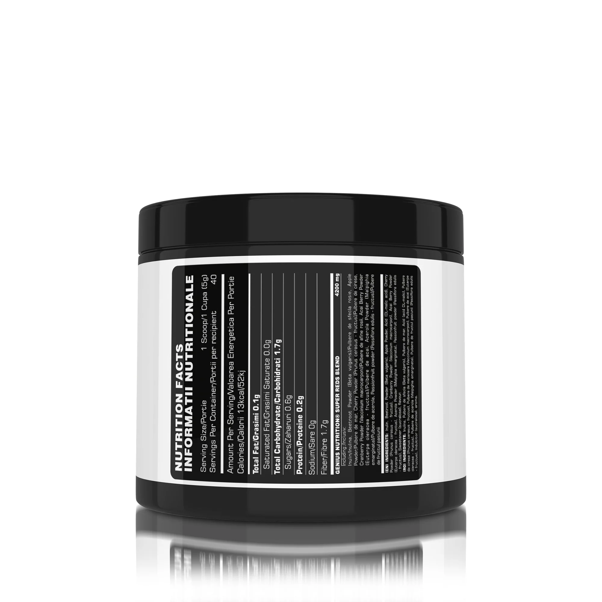 Super aliment, Genius Nutrition, Super Reds, 200 de grame, pudra [1]