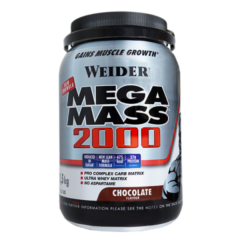 Gainer - Gainer, Weider, Super Mega Mass 2000, 1.5kg, pudra proteica