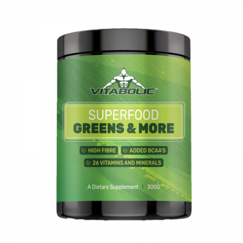 Antioxidanti - Super aliment, Vitabolic, Superfood Greens and More, 300 de grame, pudra