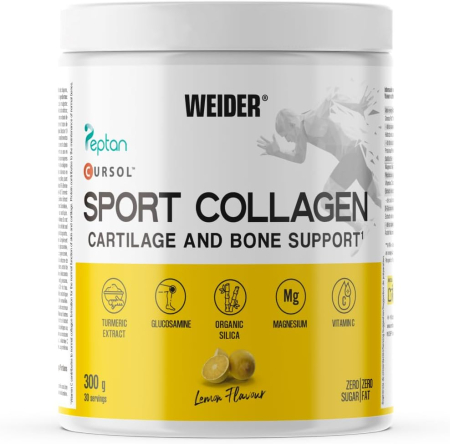 Sanatate articulatii - Supliment pentru articulatii, Weider, Sport Collagen, 300 de grame, pudra