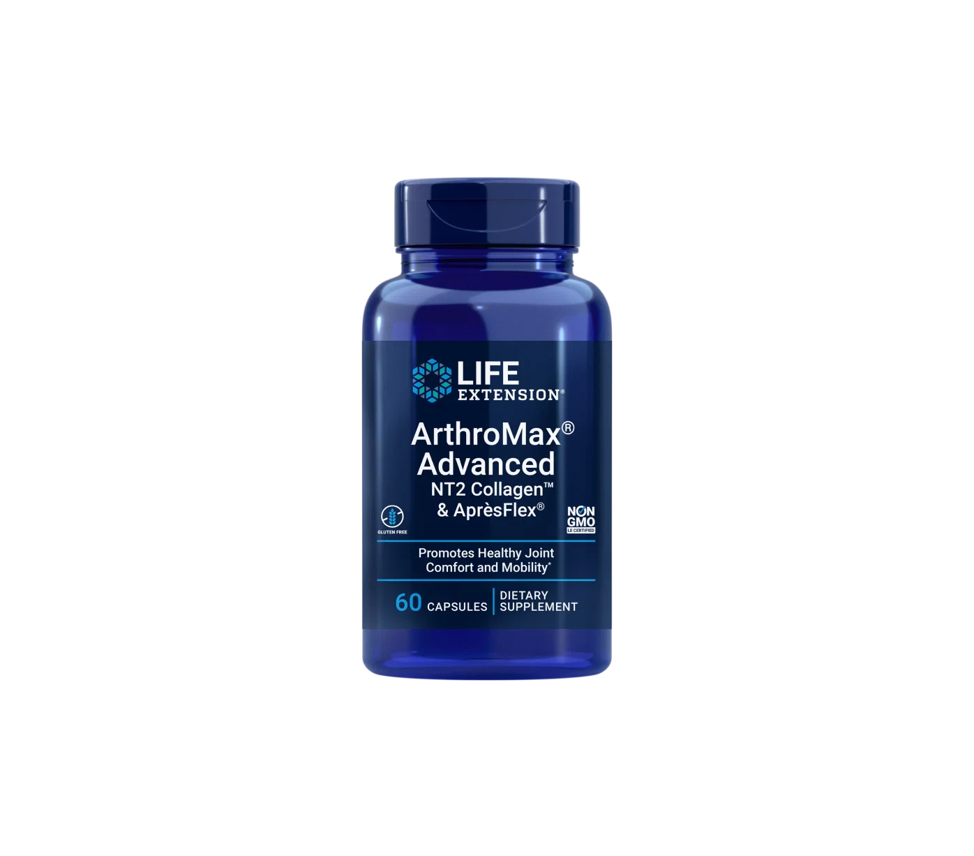 Colagen - Suport Avansat pentru Articulații, Cartilaje și Mobilitate, Life Extension, ArthroMax Advanced NT2 Collagen & ApresFlex, 30 de portii, 60 de capsule