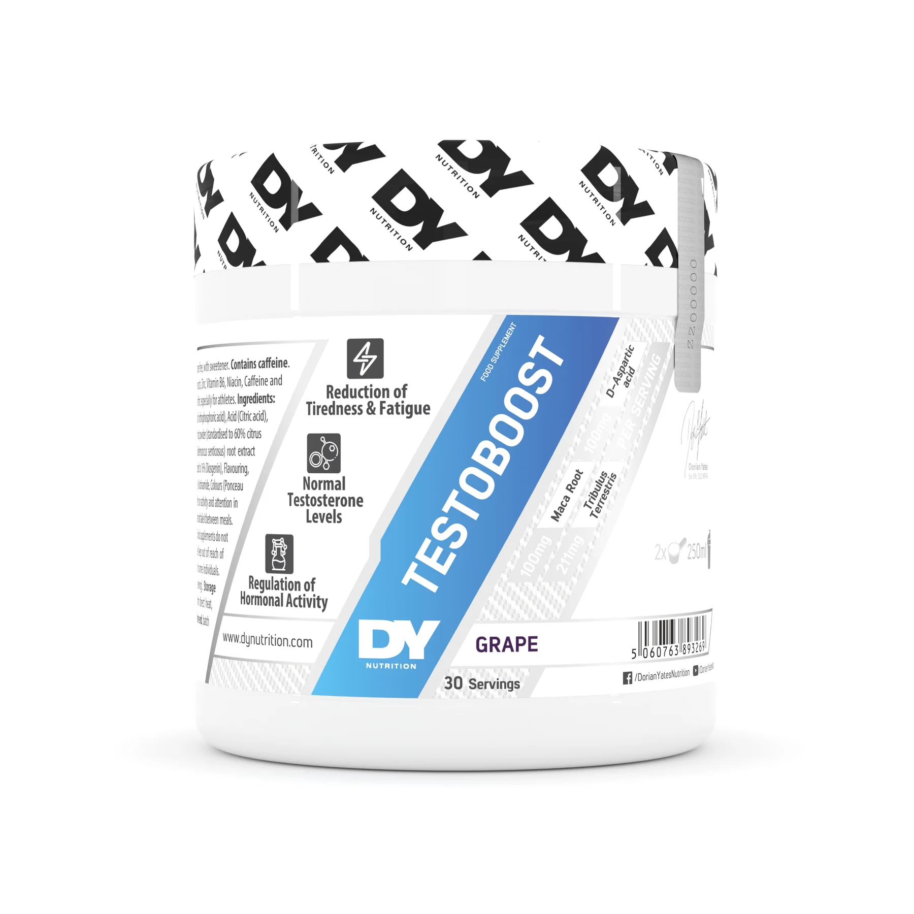Sanatate generala - Tribulus, DY Nutrition, Testoboost, 270 de grame, pudra