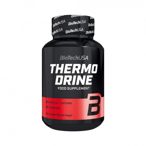 Arzatoare de grasimi - Arzator de grasimi cu cofeina si extract de ceai verde, Biotech USA, Thermo Drine, 60 de capsule