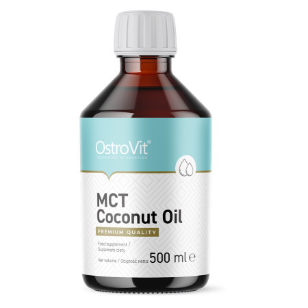Omega 3 & Acizi grasi - Ulei MCT si Cocos, OstroVit, MCT Coconut Oil, sticla de 500ml