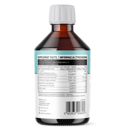 Ulei MCT si Cocos, OstroVit, MCT Coconut Oil, sticla de 500ml [1]