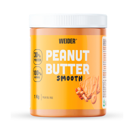 Unturi - Unt de arahide, Weider, Peanut Butter Smooth, borcan de 1kg