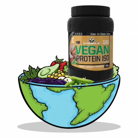 Proteina vegana, Vitabolic, Vegan Protein Iso, 750 de grame, pudra [1]