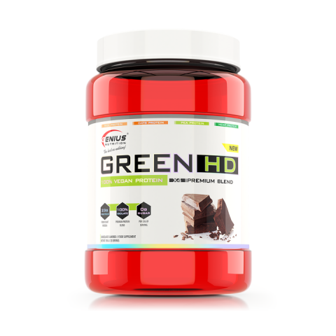 Proteina vegana - Proteina vegana, Genius Nutrition, Vegan Protein Green-HD, 750 de grame, pudra proteica
