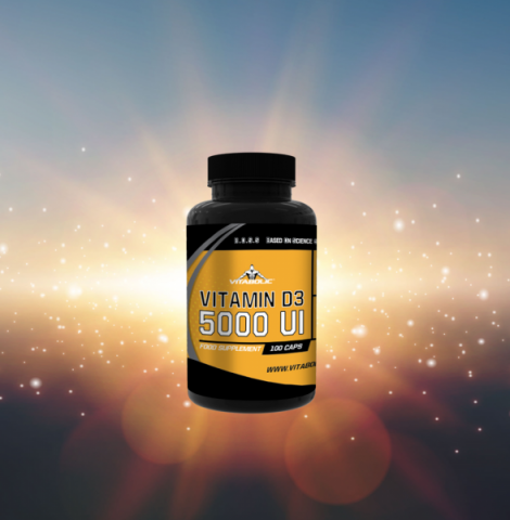 Vitamina D3 5000UI, Vitabolic, 100 de capsule moi [2]