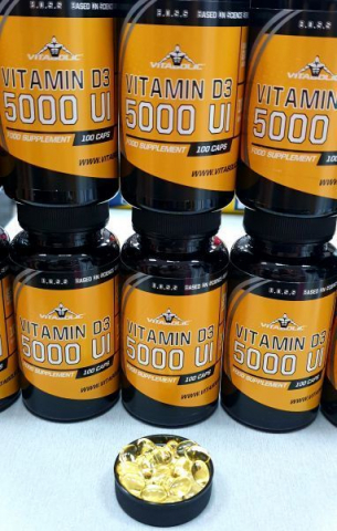 Vitamina D3 5000UI, Vitabolic, 100 de capsule moi [1]