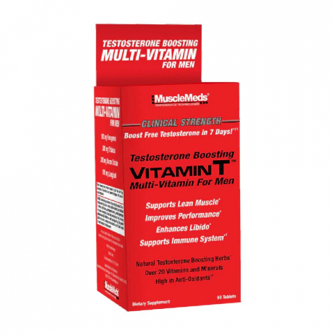 Stimulatoare hormonale - Stimulator hormonal, MuscleMeds, Testosterone Boosting Vitamin T, 90 de tablete