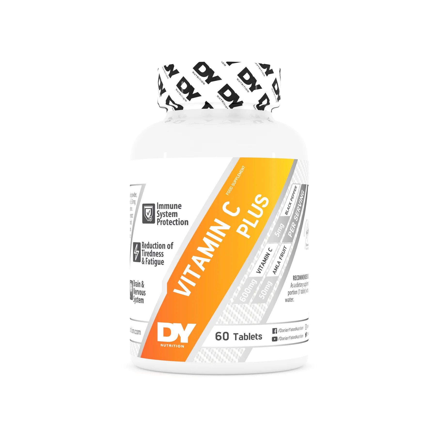 Sanatate generala - Vitamina C, DY Nutrition, Vitamin C Plus, 60 de tablete
