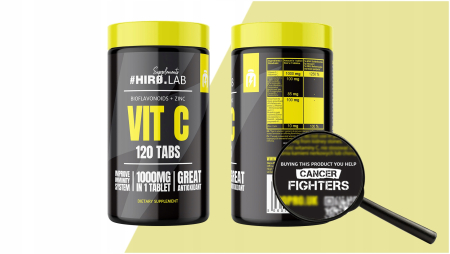 Vitamina C + Zinc, Hiro.Lab, 1000mg Vit. C + 10mg Zinc, 120 de tablete [2]