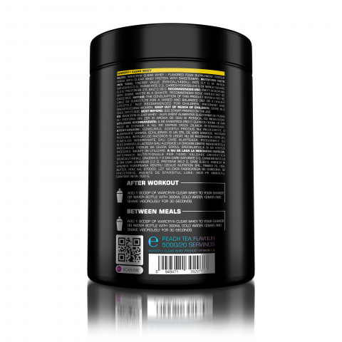 Proteina clear, Genius Nutrition, Warcry Clear Whey, 500 de grame, pudra proteica [2]