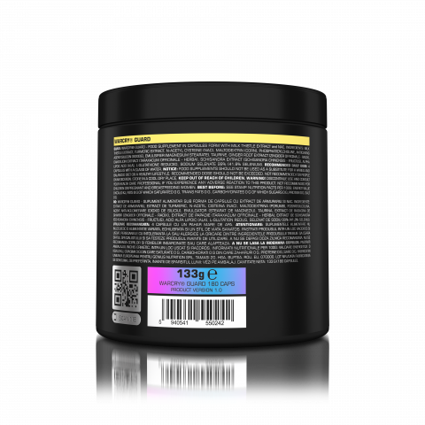 Supliment pentru sanatatea ficatului, Genius Nutrition, Warcry Guard, 180 de capsule [1]