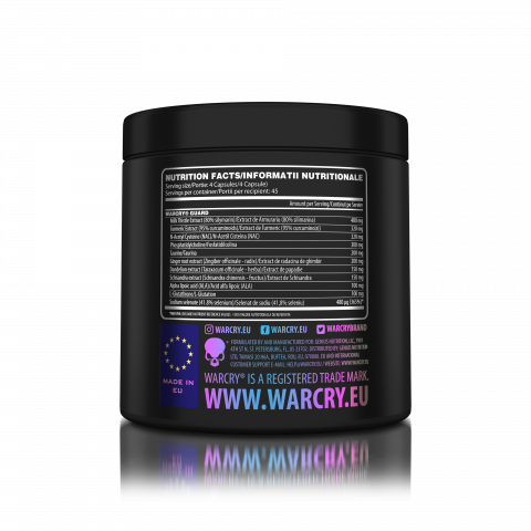 Supliment pentru sanatatea ficatului, Genius Nutrition, Warcry Guard, 180 de capsule [2]