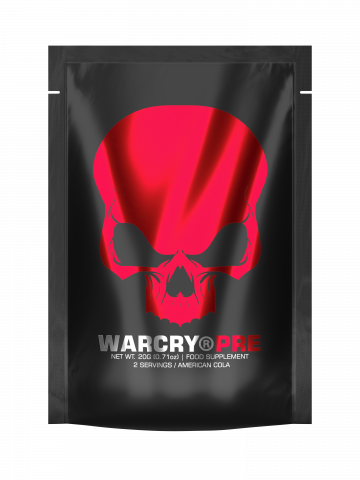 Cu cofeina - Pre-workout, Genius Nutrition, Warcry Pre, plic de 20 de grame, o portie