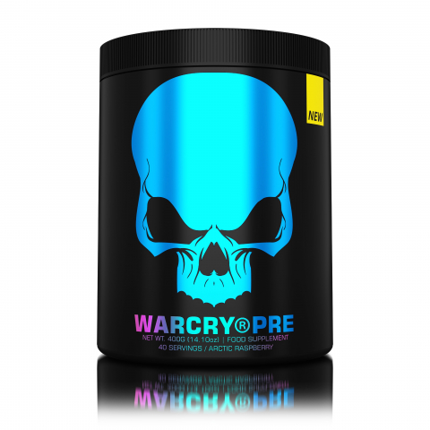 Cu cofeina - Pre-workout, Genius Nutrition, Warcry Pre, 400 de grame, pudra
