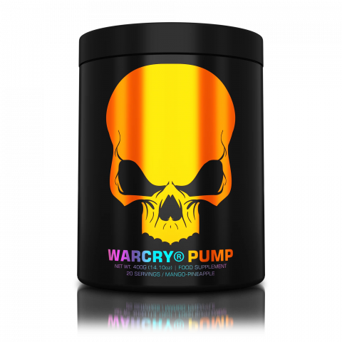 Fara cofeina, non-stim - Pre-workout fara cofeina, Genius Nutrition, Warcry Pump, 400 de grame, pudra