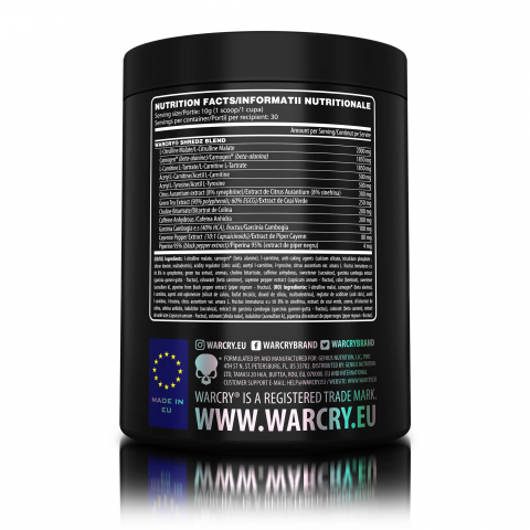 Pre-workout, Genius Nutrition, Warcry Shredz, 300 de grame, pudra [1]