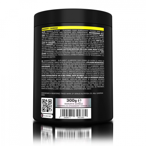 Pre-workout, Genius Nutrition, Warcry Shredz, 300 de grame, pudra [1]