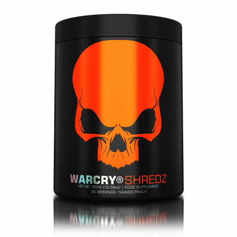 Pre-workout cu cofeina - Pre-workout, Genius Nutrition, Warcry Shredz, 300 de grame, pudra