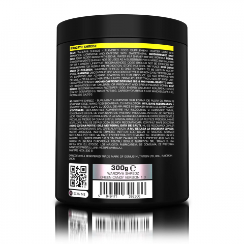 Pre-workout, Genius Nutrition, Warcry Shredz, 300 de grame, pudra [1]