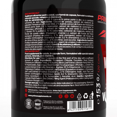 Diuretic, Prime, Water Out, 120 de capsule [2]