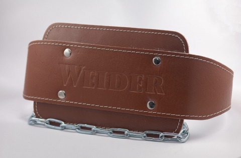 Accesorii - Centură de piele cu lanț, Weider