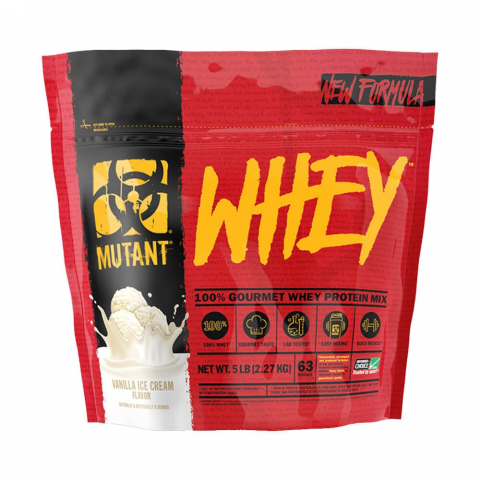 Proteina - Concentrat proteic, Mutant, 100% Whey, 2.27kg, pudra